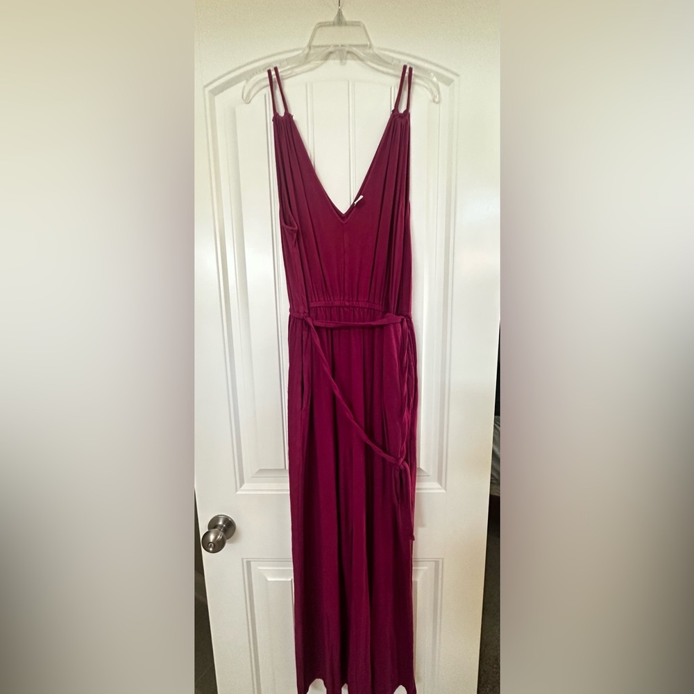 Old Navy Burgundy Jumpsuit
